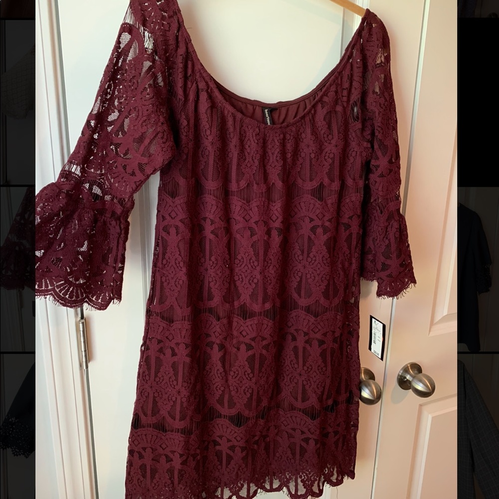 3/4 leave sleeve dress